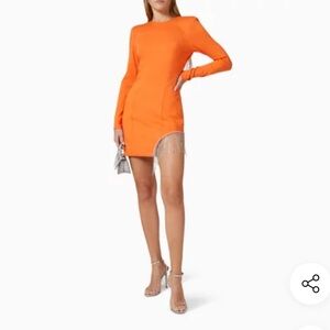 Elliatt Nebulous Dress in Orange, Like New, Small